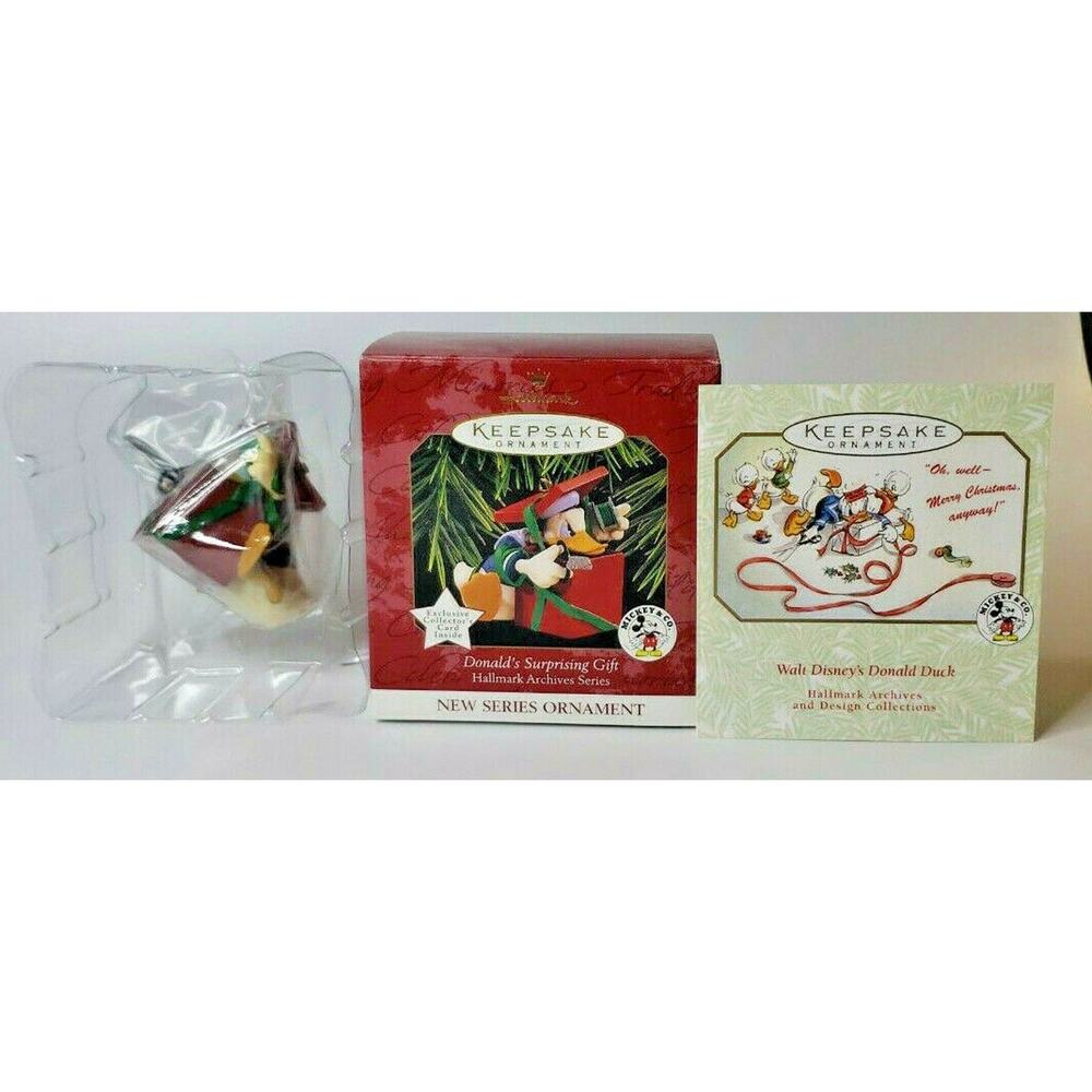 1997 Hallmark Keepsake "Donald's‎ Surprising Gift" Ornament U119 4025